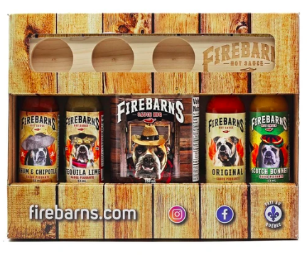 Boîte découverte de sauces piquantes Firebarns – Les sauces Firebarns